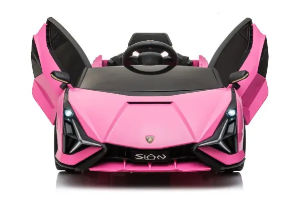 Elektro Kinderauto, Lamborghini Sian, lizenziert,12V Akku, 2 Motoren- 2,4Ghz Fernsteuerung, MP3, Ledersitz+EVA